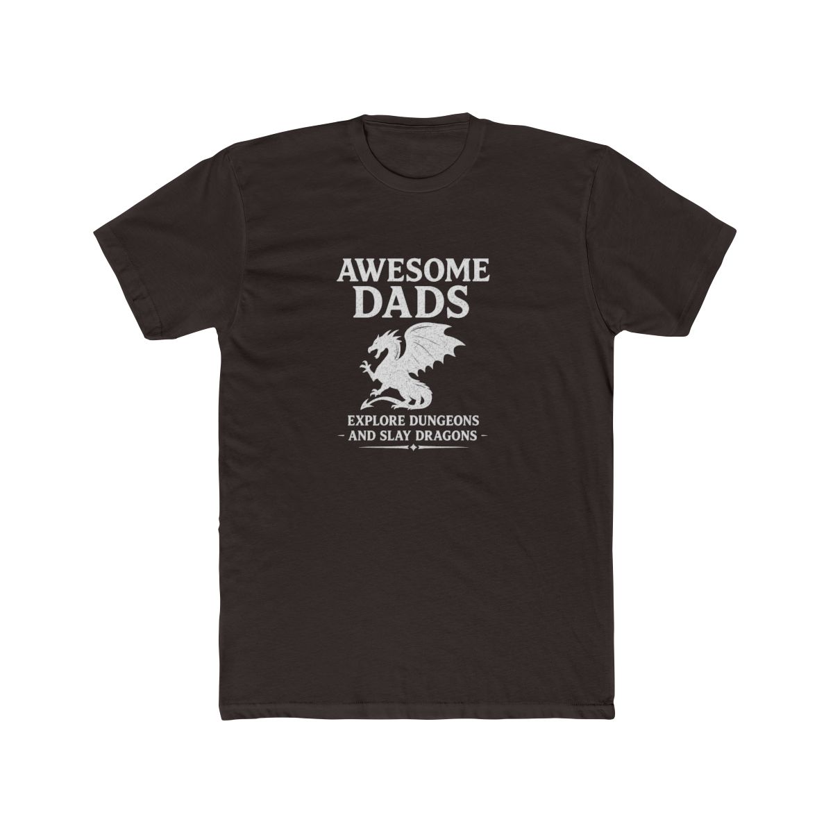 Awesome D&D Dad Explore Dungeons Slay Dragons T-Shirt - alternate angle 5, merchandise