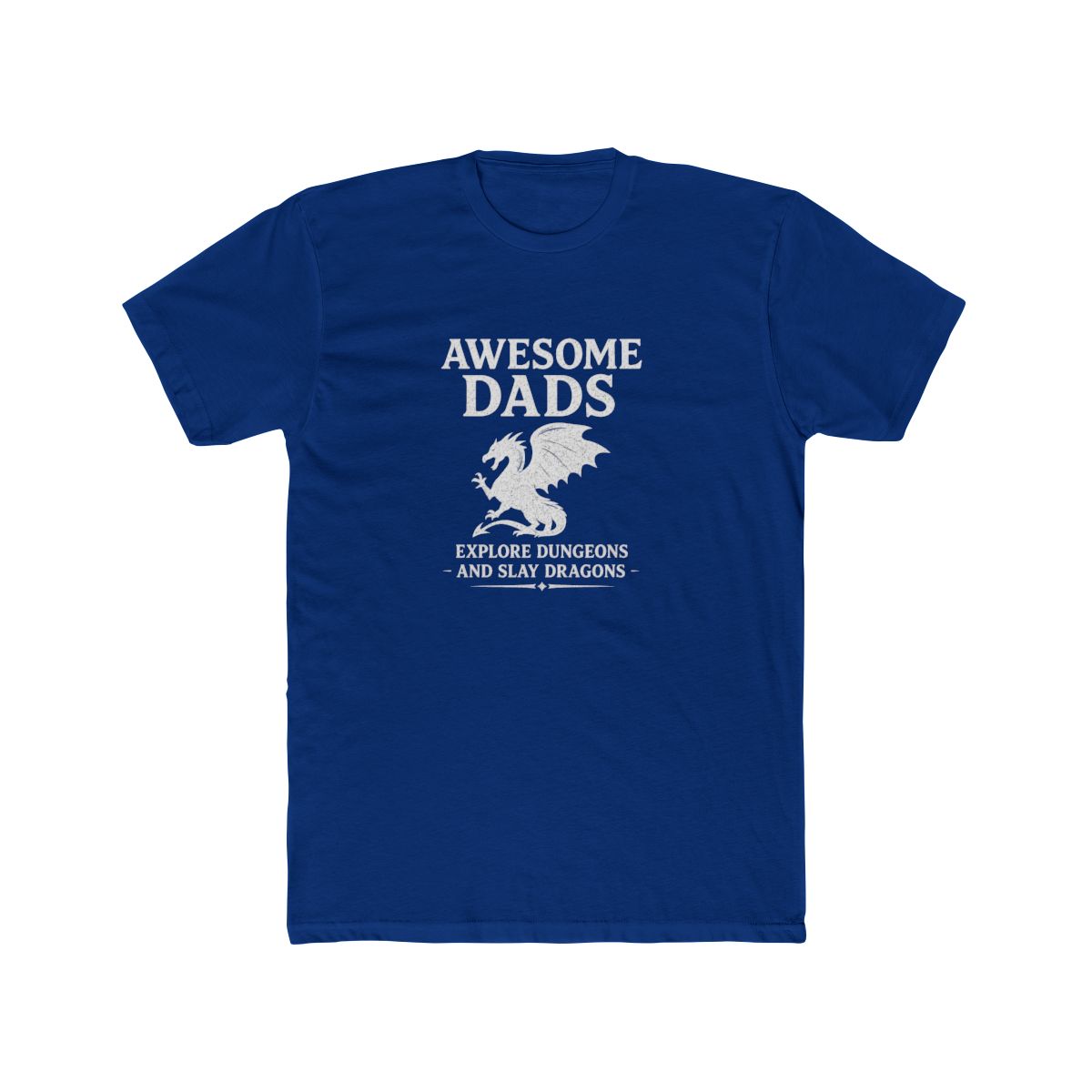 Awesome D&D Dad Explore Dungeons Slay Dragons T-Shirt - alternate angle 3, merchandise