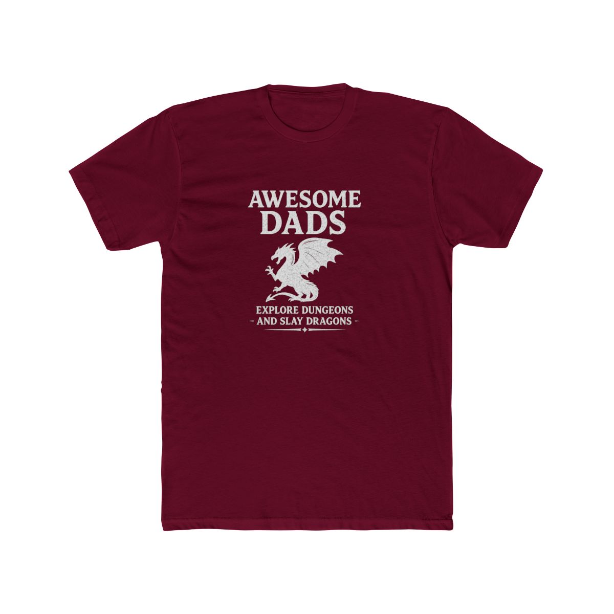 Awesome D&D Dad Explore Dungeons Slay Dragons T-Shirt - alternate angle 2, merchandise