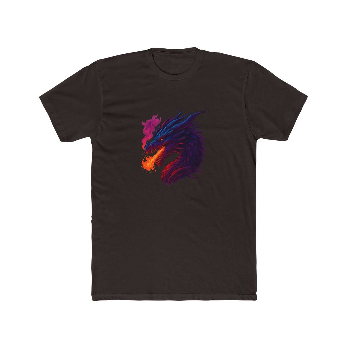 Fire-Breathing Dragon Fantasy Art T-Shirt - alternate angle 5, merchandise