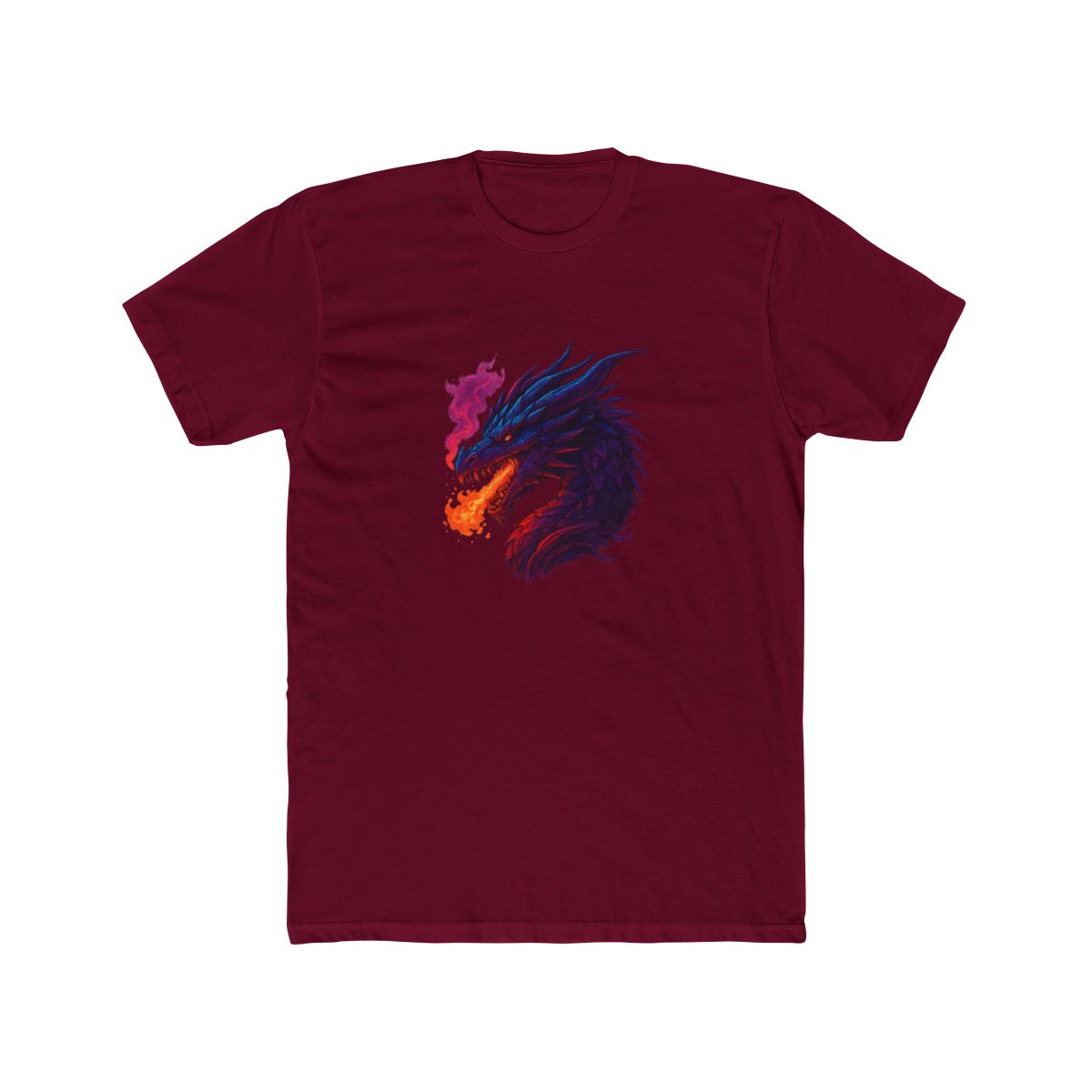 Fire-Breathing Dragon Fantasy Art T-Shirt