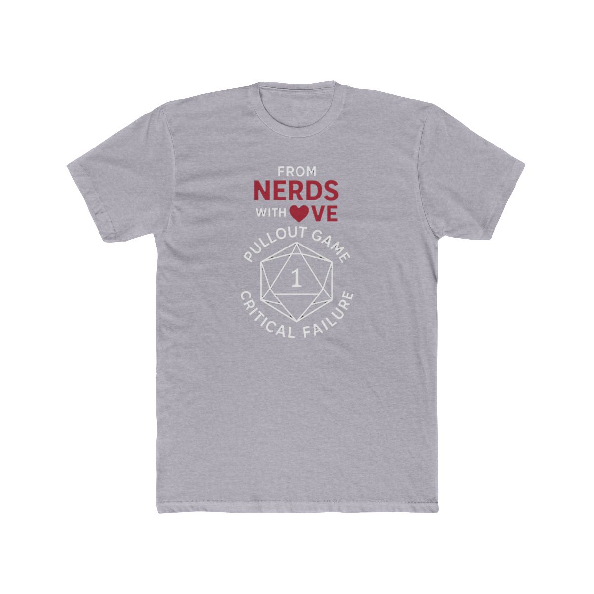 Nat 1 Pullout Fail D20 | DND Shirt, Critical Failure Tee, Gamer Gift - alternate angle 3, merchandise