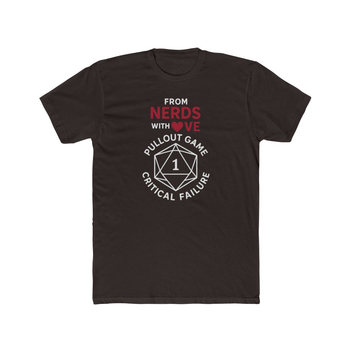 Nat 1 Pullout Fail D20 | DND Shirt, Critical Failure Tee, Gamer Gift - alternate angle 2, merchandise