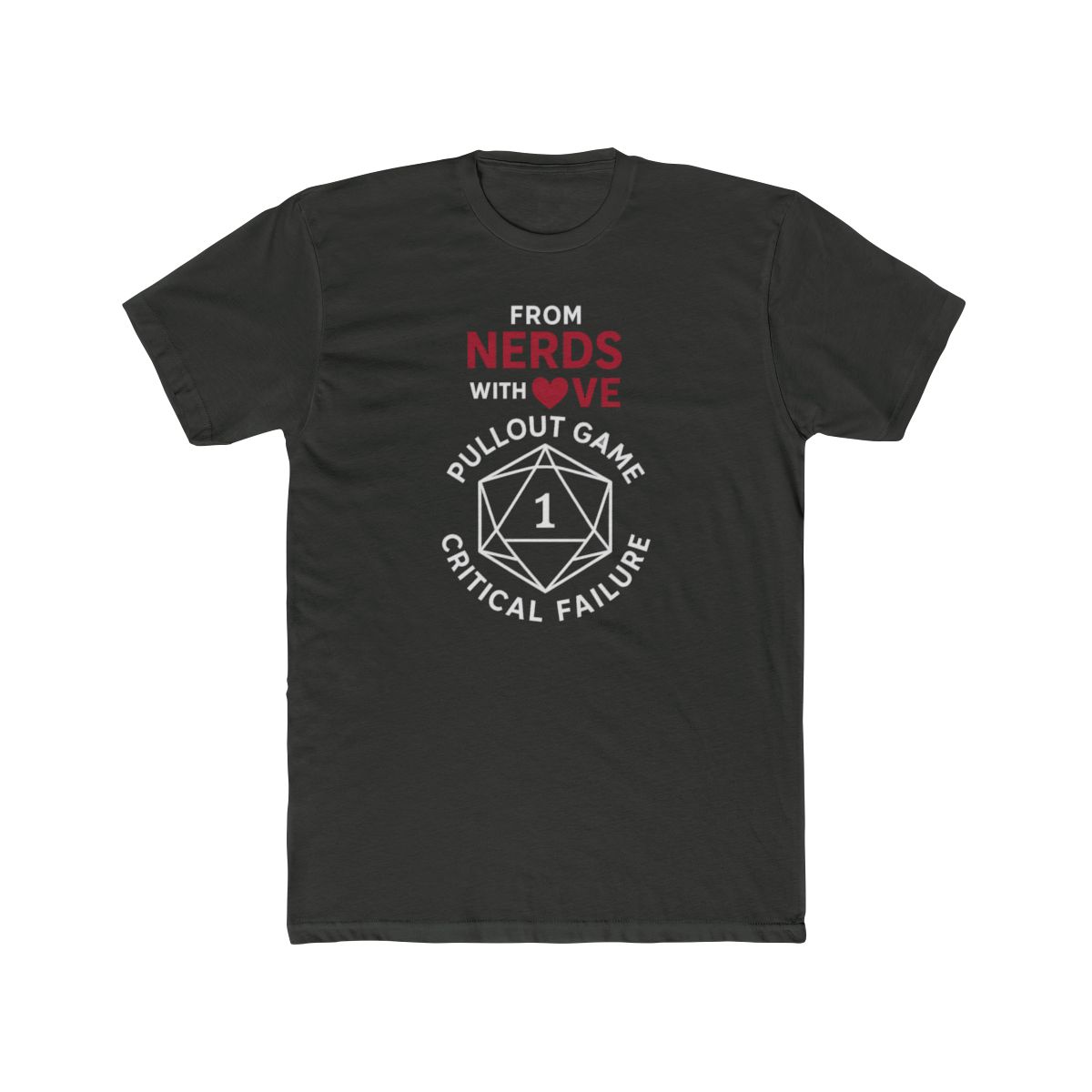 Nat 1 Pullout Fail D20 | DND Shirt, Critical Failure Tee, Gamer Gift - alternate angle 5, merchandise