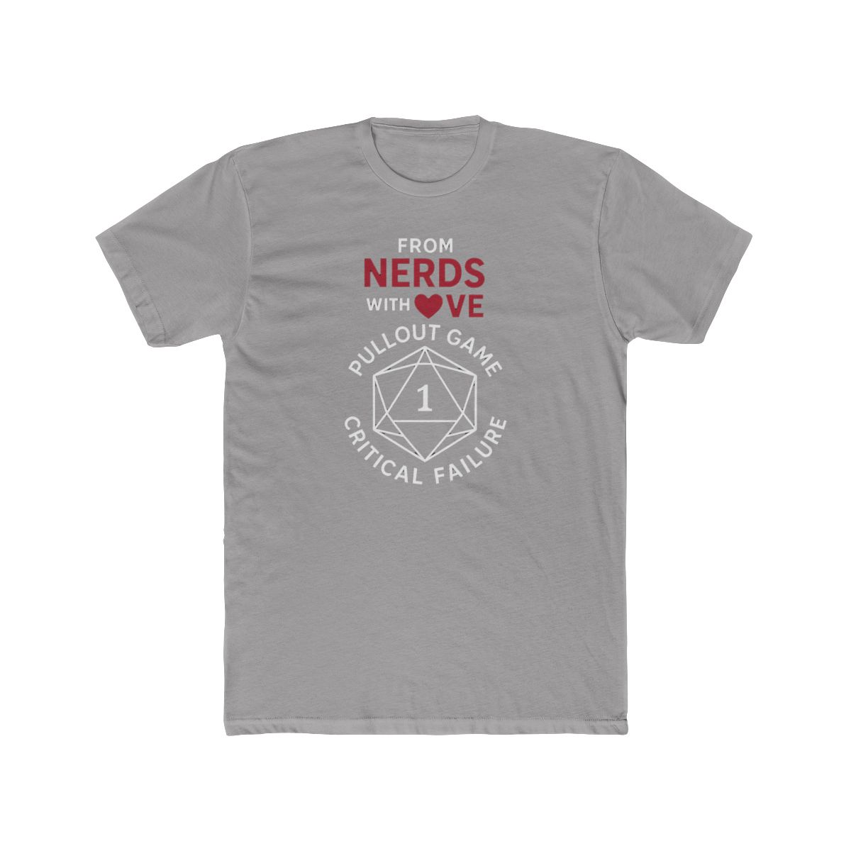 Nat 1 Pullout Fail D20 | DND Shirt, Critical Failure Tee, Gamer Gift