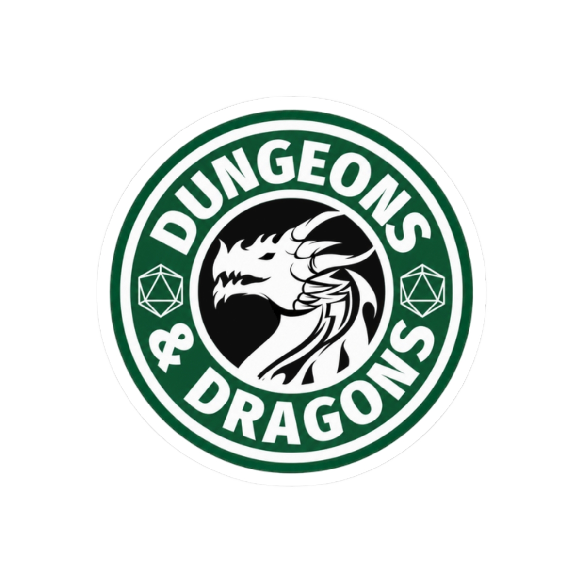 Dungeons & Dragons Logo Sticker | Iconic RPG Vinyl Decal - alternate angle 3, merchandise