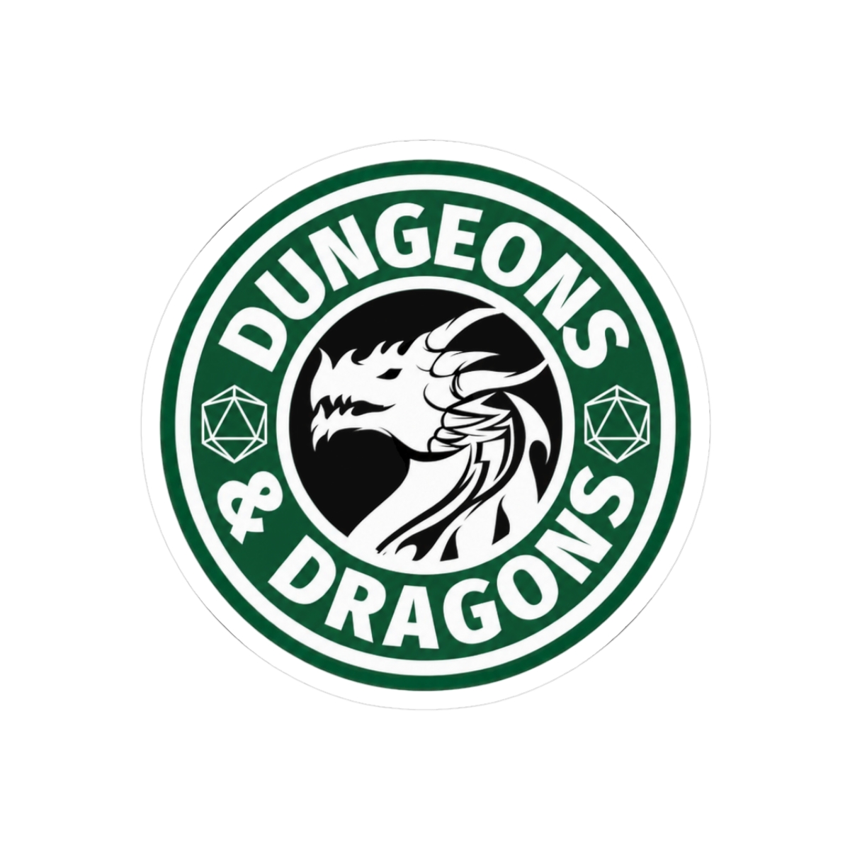 Dungeons & Dragons Logo Sticker | Iconic RPG Vinyl Decal