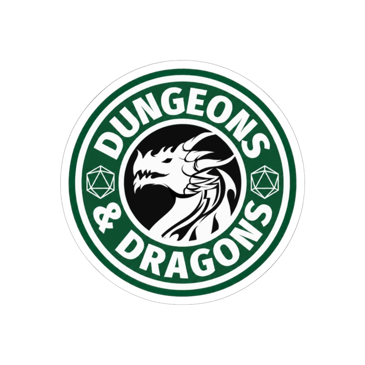 Dungeons & Dragons Logo Sticker | Iconic RPG Vinyl Decal