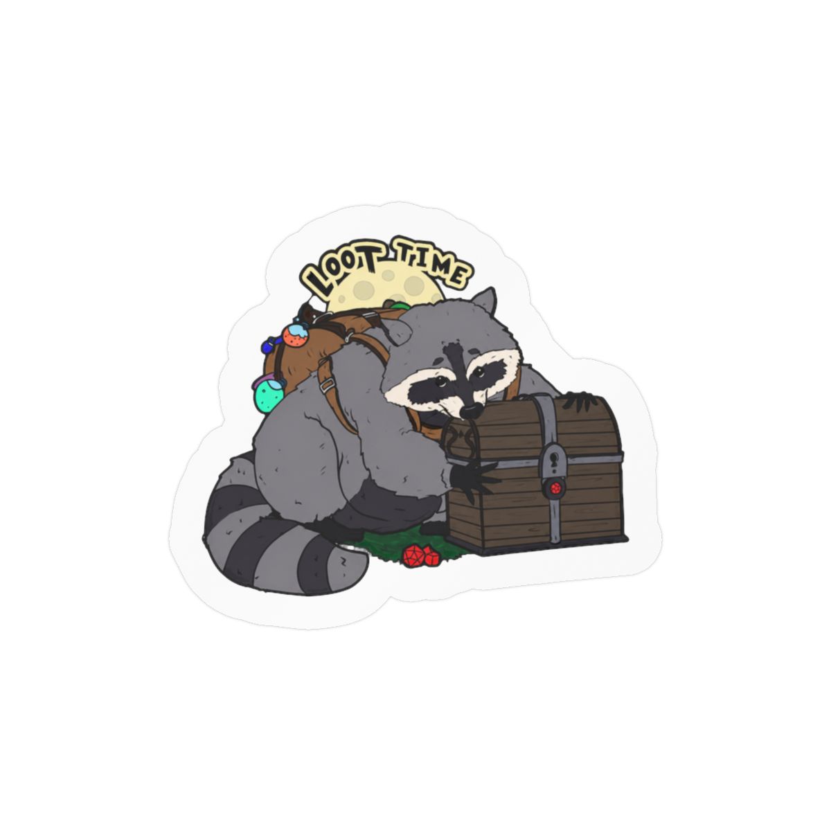 Loot Time Gamer Sticker | Funny Vinyl Decal - Official stickers merchandise
