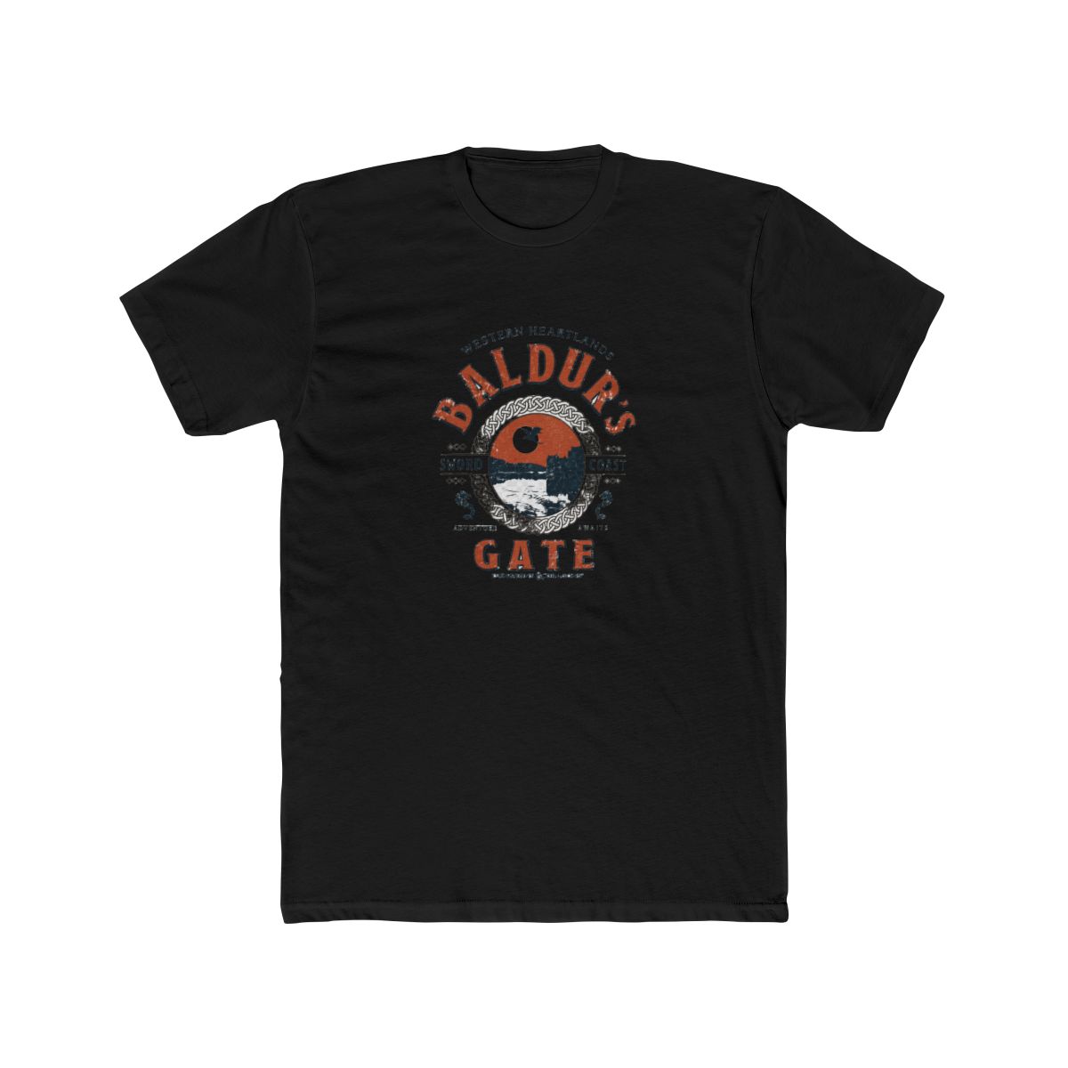 Baldur's Gate Dungeons & Dragons T Shirt - D&D Gamer Adventure Gear - alternate angle 3, merchandise
