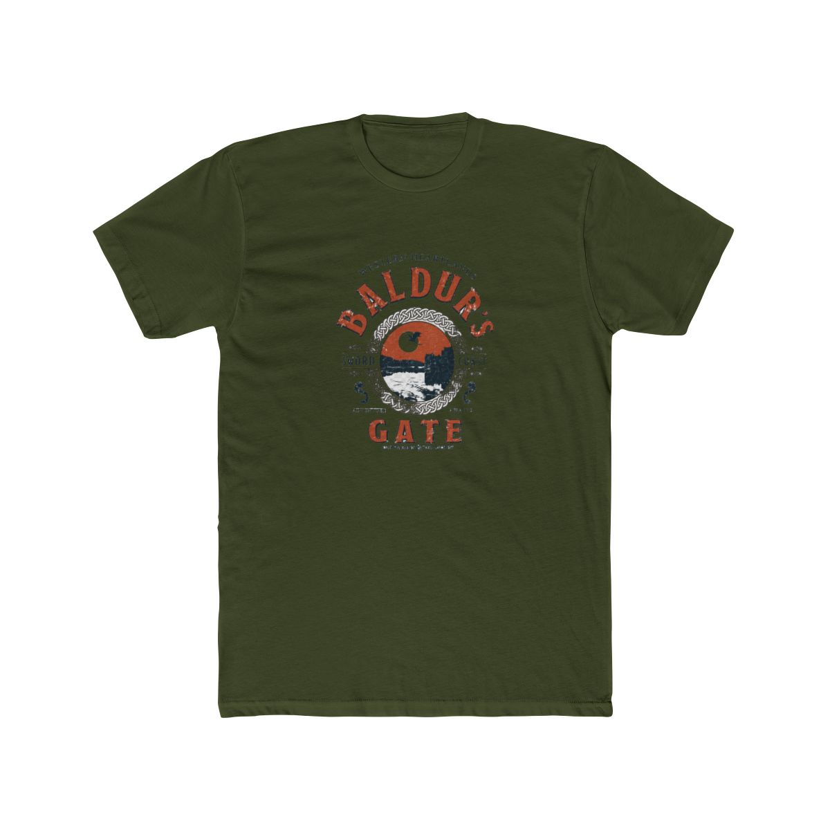 Baldur's Gate Dungeons & Dragons T Shirt - D&D Gamer Adventure Gear - alternate angle 5, merchandise