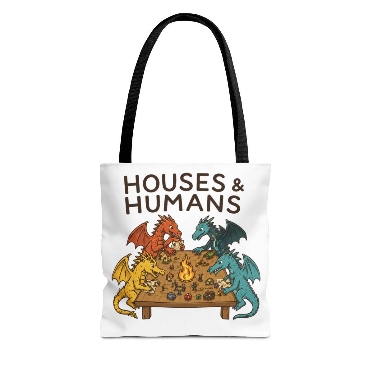 Fantasy Dragon Parody Bags | Funny Tabletop RPG Gamer Reusable Bag