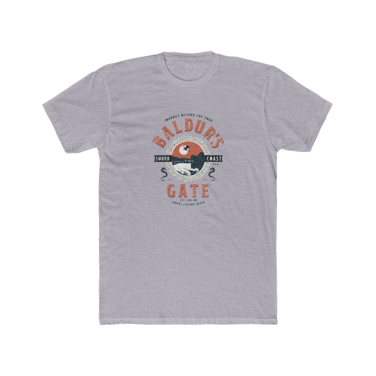 Baldur's Gate Dungeons & Dragons T Shirt - Gamer Adventure Essential - alternate angle 5, merchandise