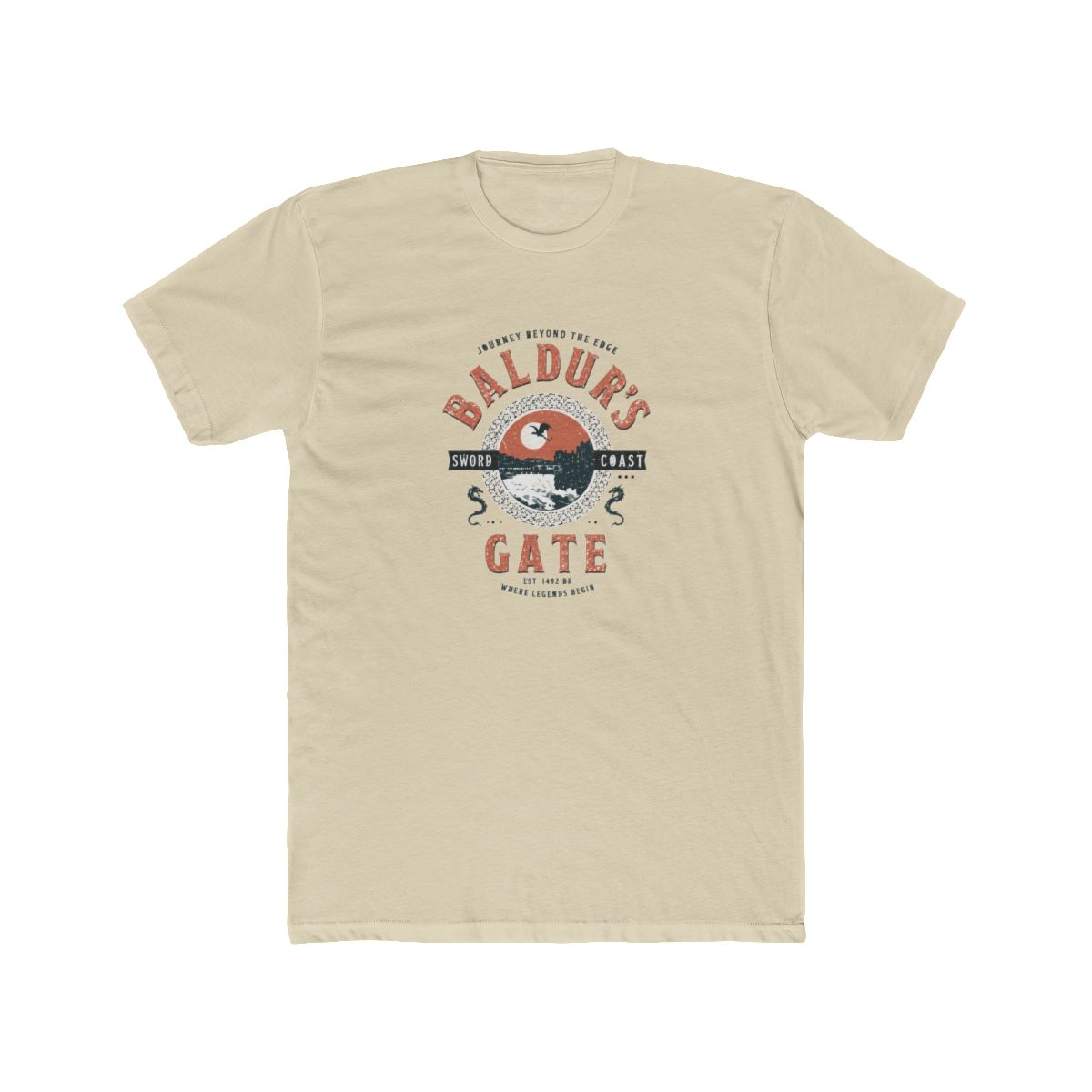 Baldur's Gate Dungeons & Dragons T Shirt - Gamer Adventure Essential - alternate angle 4, merchandise