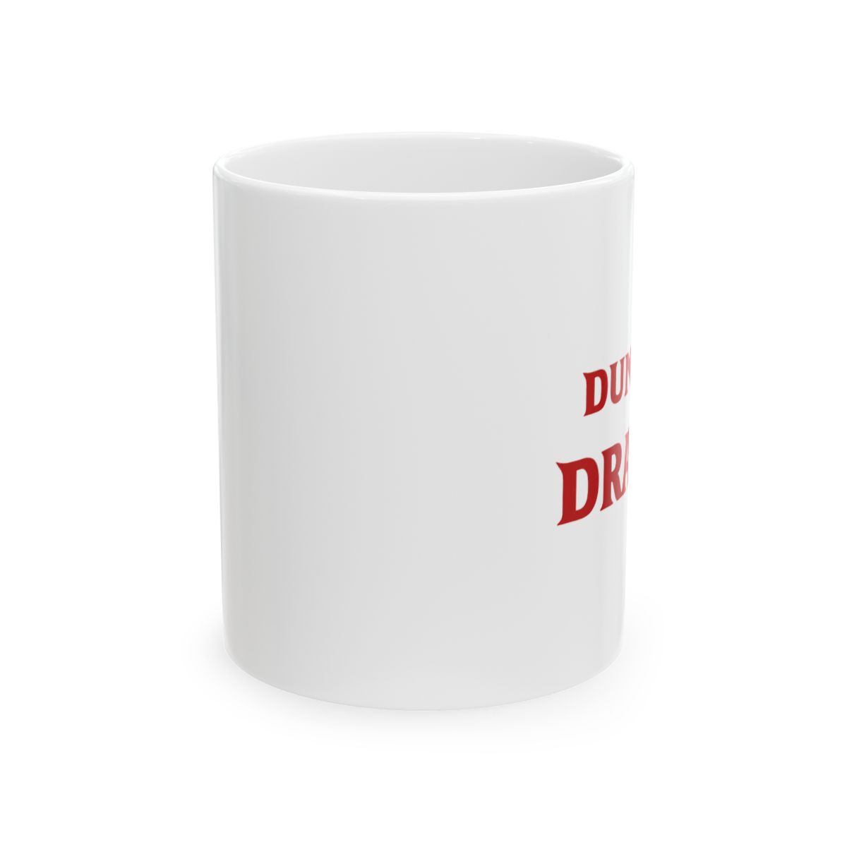 Retro Dungeon Dragon Mug - RPG Gamer Coffee Cup - alternate angle 1, merchandise