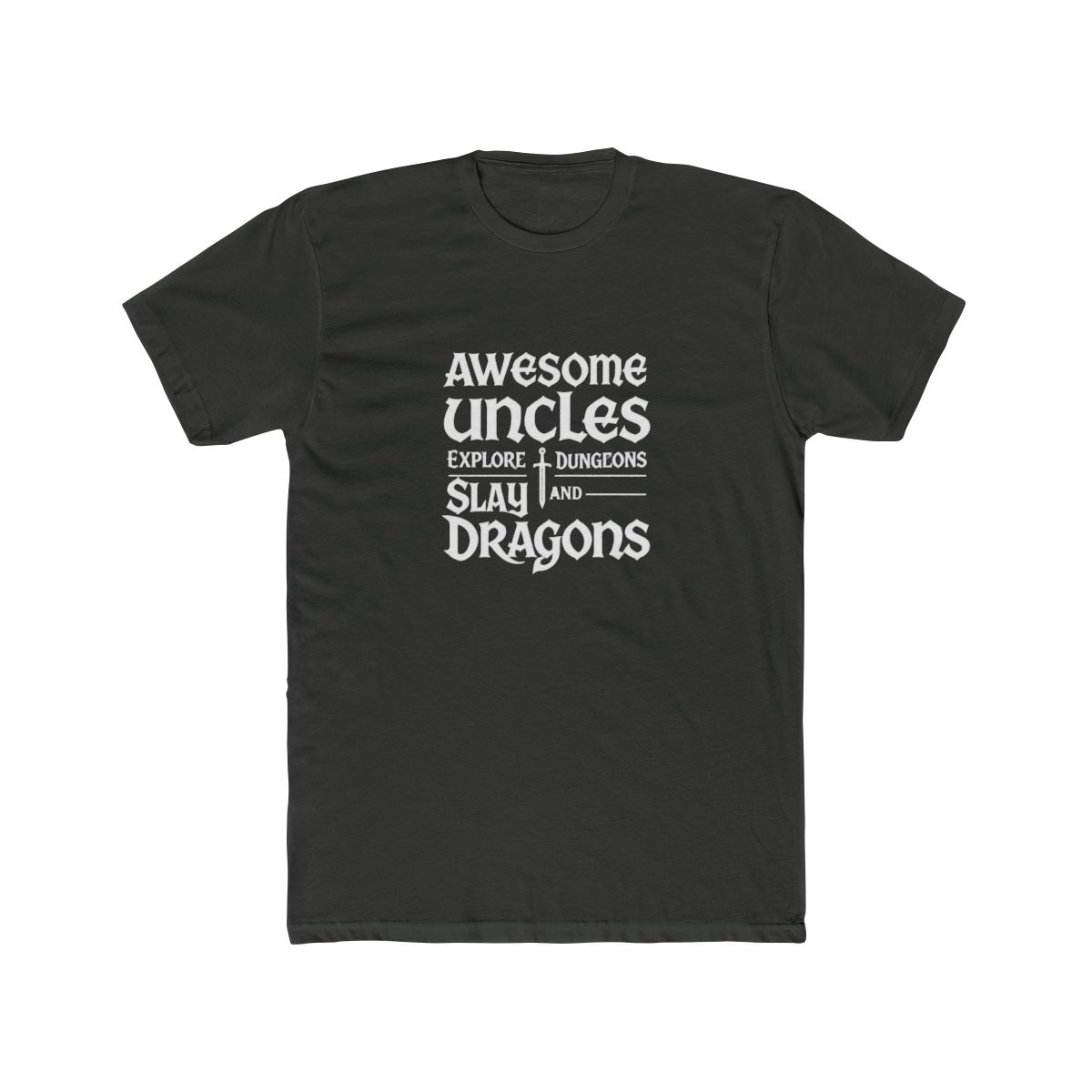 Awesome Uncles Explore Dungeons Dragons Slay T Shirt - D&D Gamer Gift - alternate angle 3, merchandise