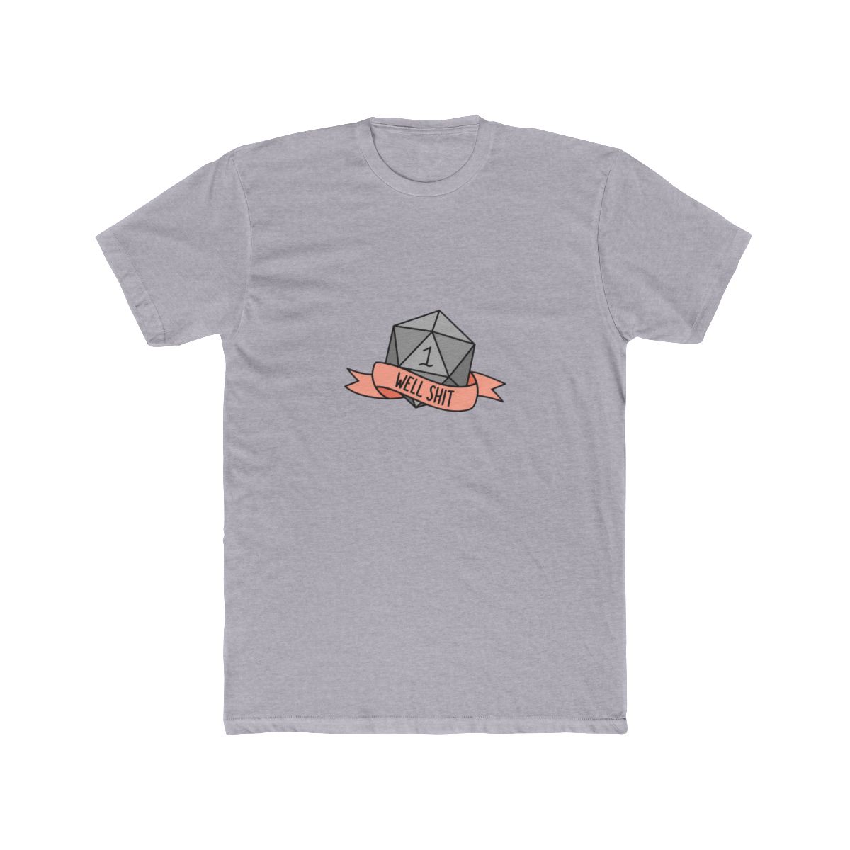 D20 Critical Fail Well Shit Funny Gamer T Shirt - TTRPG Gift