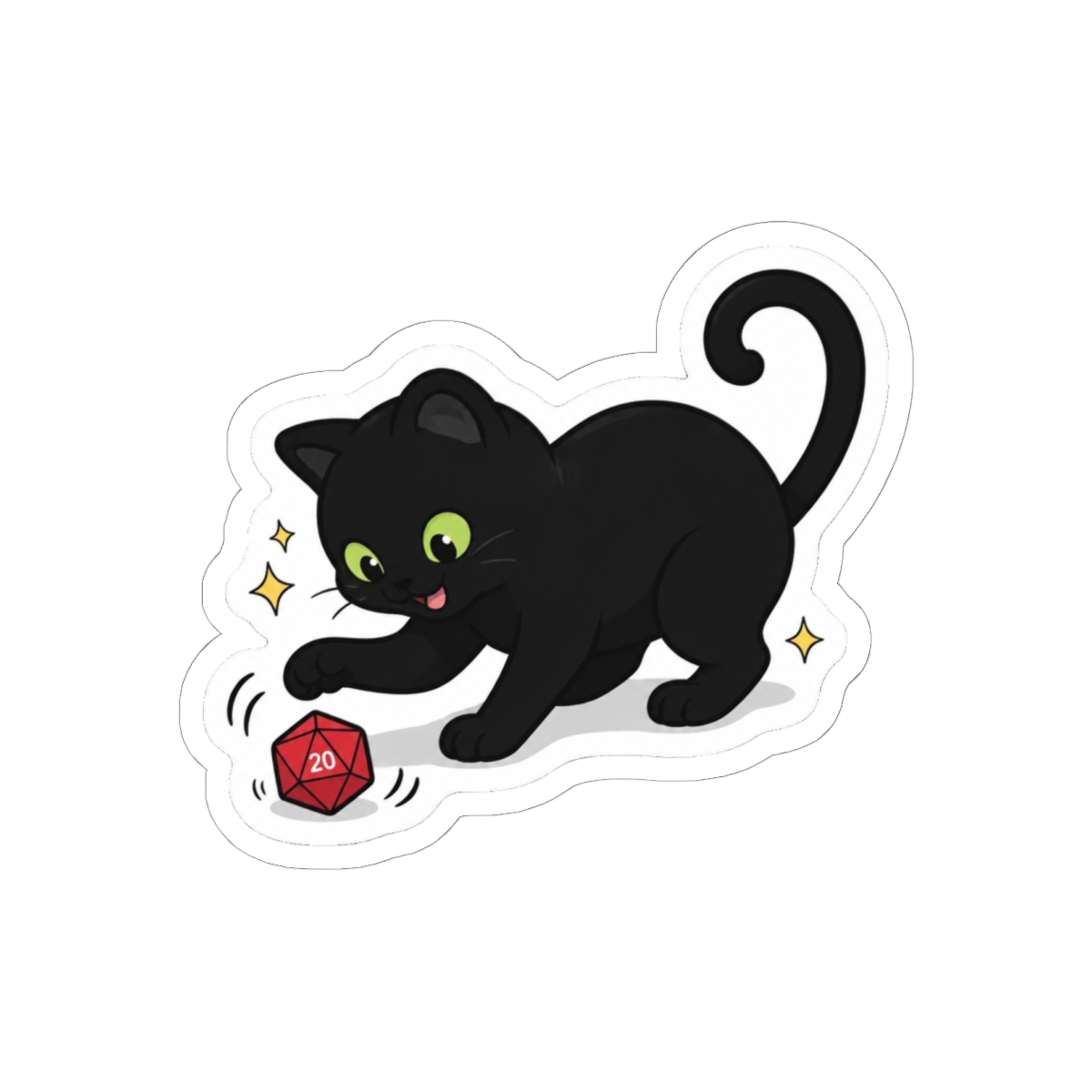 Critical Cuteness Sticker | Adorable Whimsical Vinyl Decal