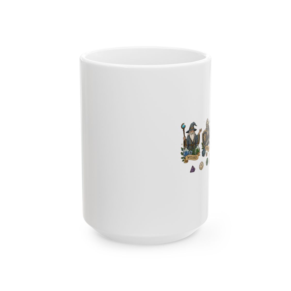 Dungeons and Dragons Class Dice Designs Soup Mug - alternate angle 4, merchandise