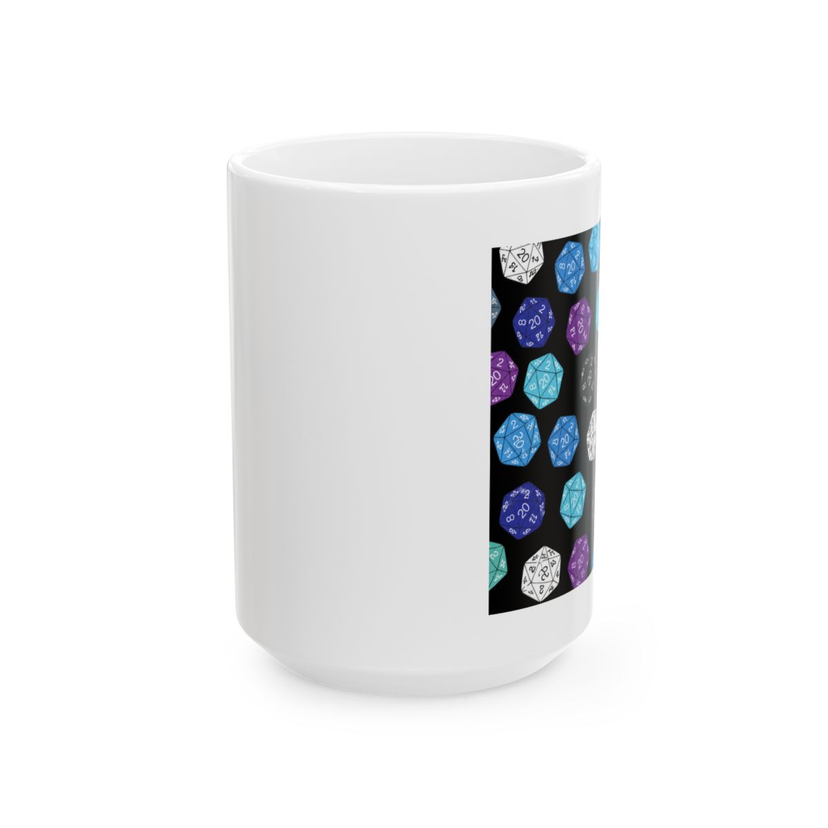 20 Sided Dice DND Games Kids Birthday Party Paper Cups - alternate angle 4, merchandise