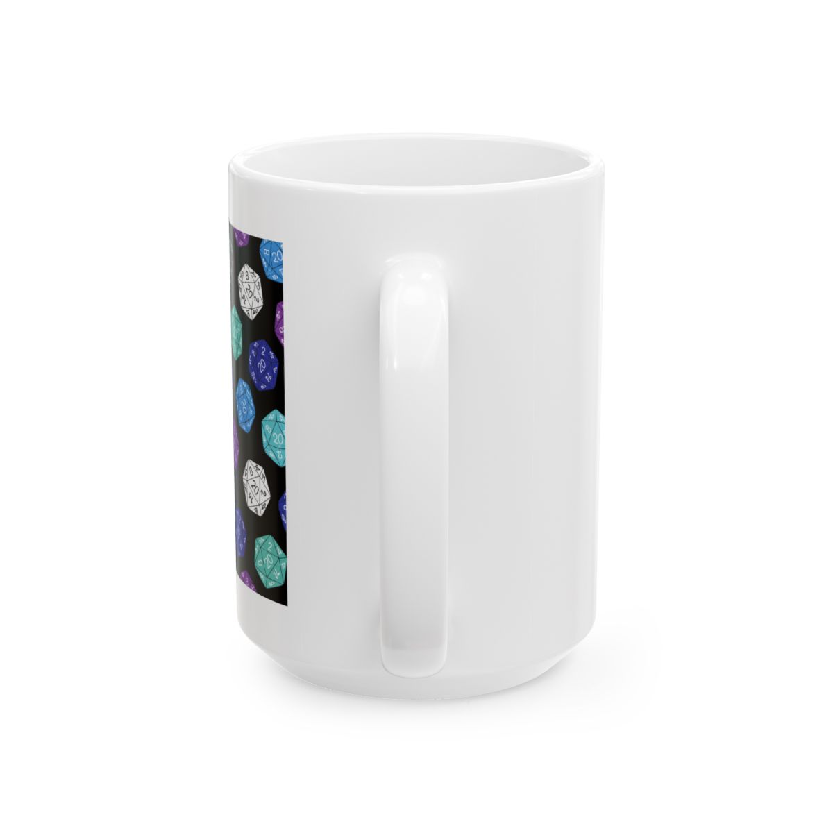 20 Sided Dice DND Games Kids Birthday Party Paper Cups - alternate angle 5, merchandise