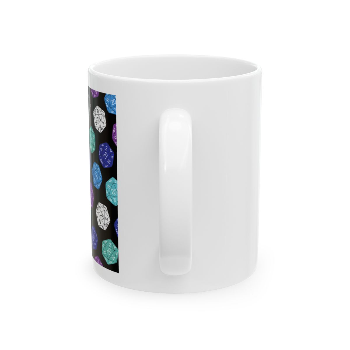 20 Sided Dice DND Games Kids Birthday Party Paper Cups - alternate angle 2, merchandise