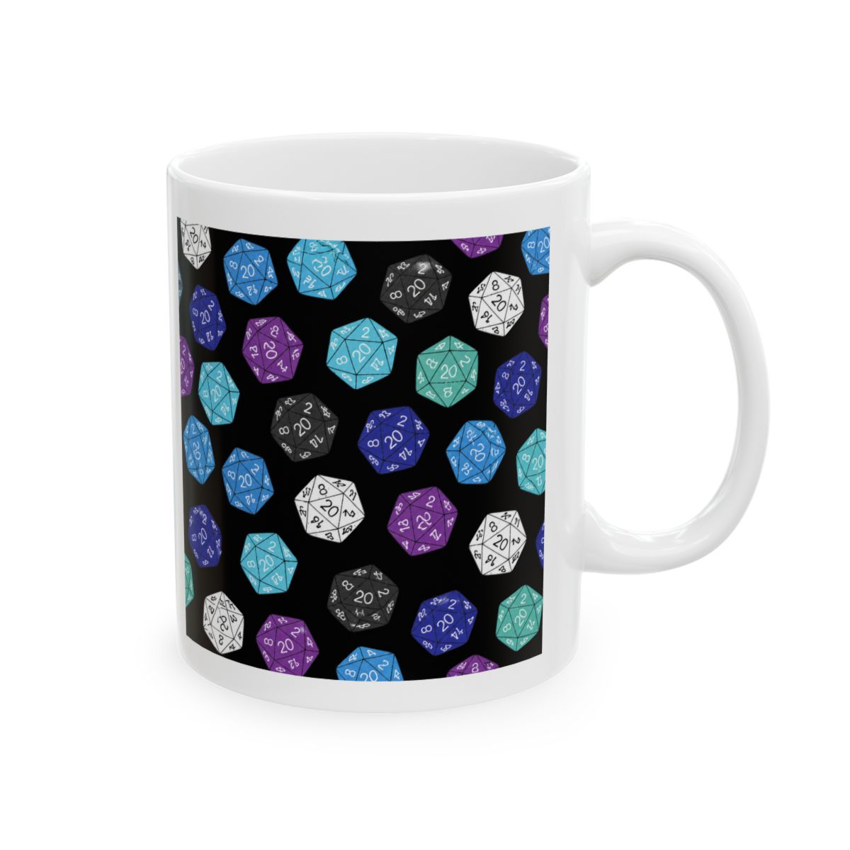 20 Sided Dice DND Games Kids Birthday Party Paper Cups