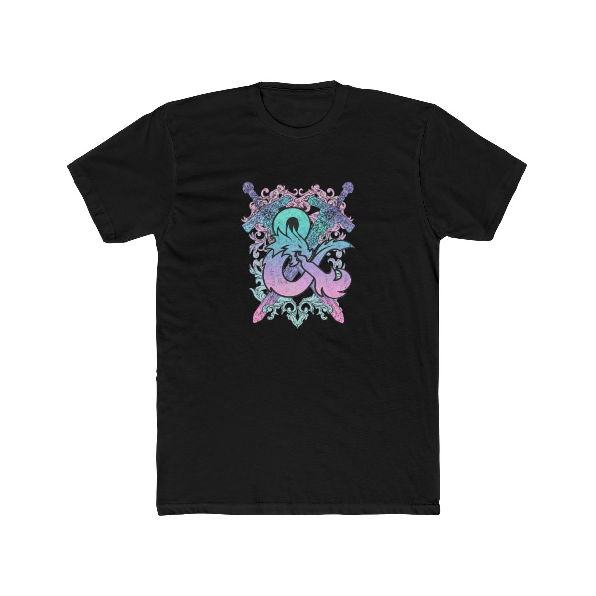 Dungeons & Dragons Pastel Rainbow Logo T Shirt