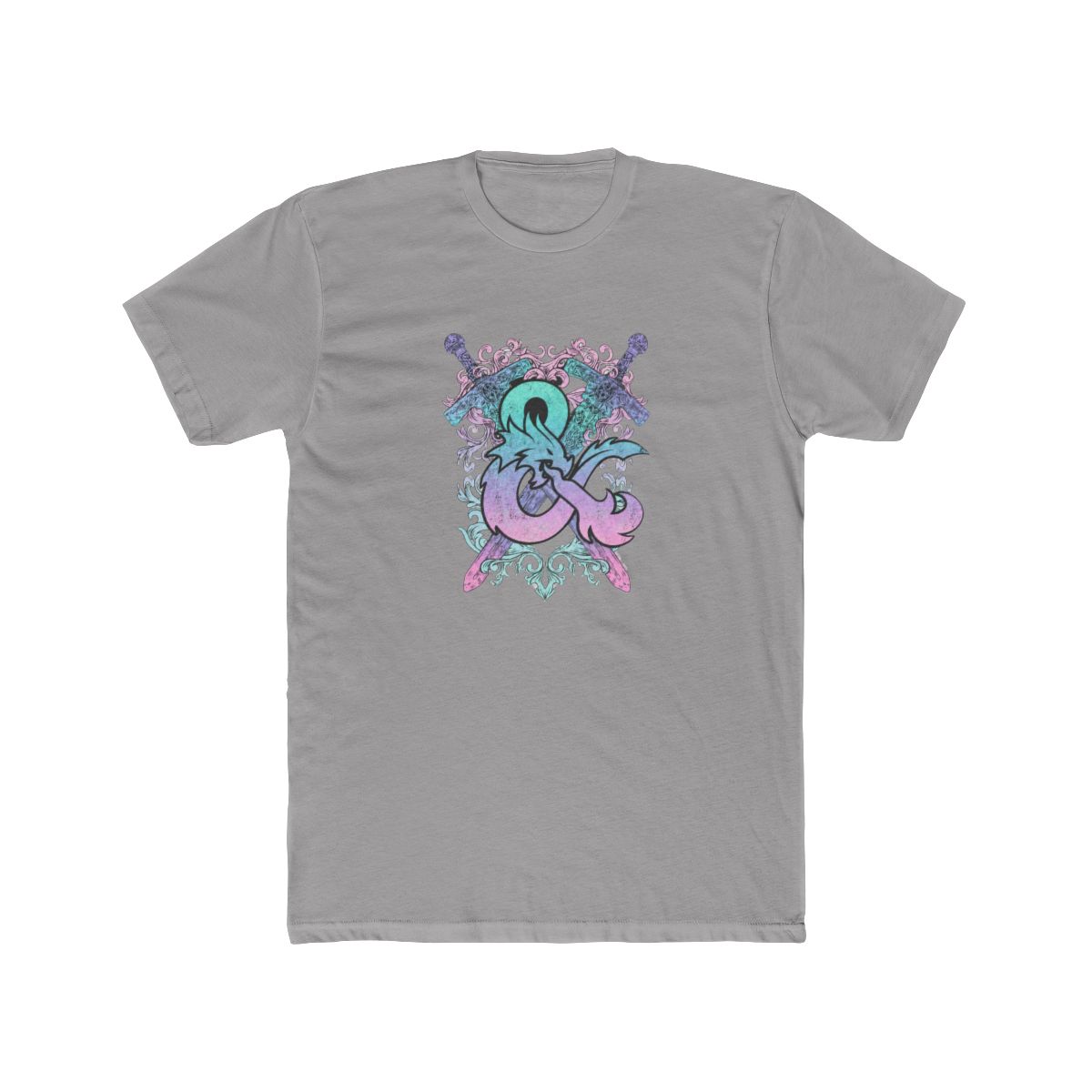 Dungeons & Dragons Pastel Rainbow Logo T Shirt - Official T-Shirts merchandise